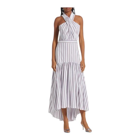 Veronica Beard Dresses & Skirts - Veronica Beard Dress Radley striped halter maxi size 10